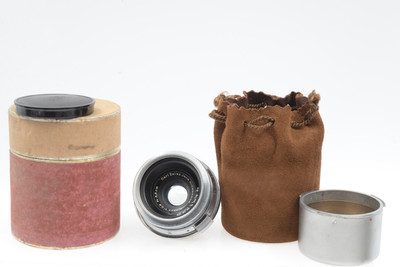 Pre-Owned - Carl Zeiss Jena Early Carl Zeiss Jena Biogon 3.5cm (35mm) 2.8 Lens For Contax rangefinder cameras with caps and case