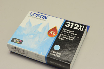 Pre-Owned Epson T312XL Light Cyan Claria Photo HD Ink Cartridge (Expired)