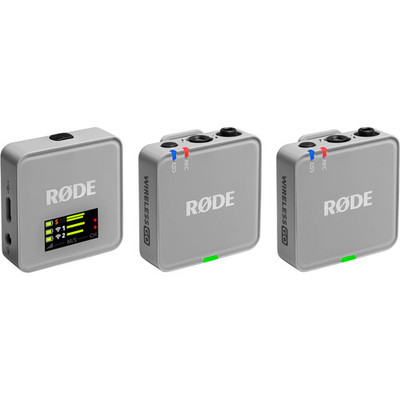 RODE Wireless GO (Gen 3) 2-Person Compact Digital Wireless Microphone System/Recorder (2.4 GHz, Stone)