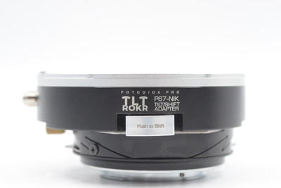 Pre-Owned - Fotodiox Pro TLT ROKOR - Tilt/shift Lens Mount Adapter for P67 Mount Lens to Nikon Body