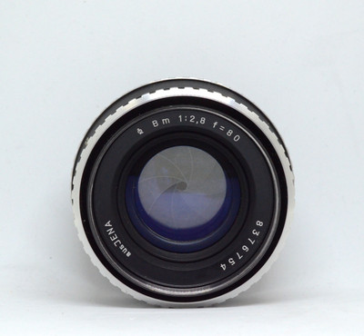 Pre-OwnedCarl Zeiss Jena ausJENA Zebra Biometar f/2.8 80mm Lens Pentacon Six Mount