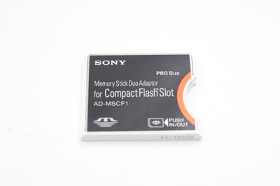 Pre-Owned - Memory Stick Duo Adaptor for Compact Flash Slot