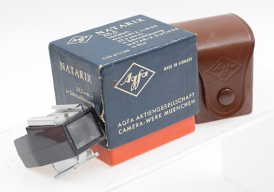 Pre-Owned - Agfa Natarix Universal Viewfinder Type 6713/355 Viewfinder Attachment Case (Missing Lens)