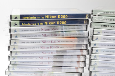 Nikon DVD Bundle III . 32 new and sealed Nikon DVD's: