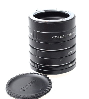 Pre-Owned - extension tubes 36mm, 20mm, 12mm, Nikon mount N-AF