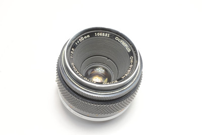 Pre-Owned - *AS-IS* (Scratched, fungus) Olympus 50mm F/3.5 Auto-Macro for OM
