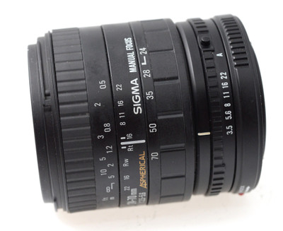 Pre-Owned - Sigma 24-70mm D f3.5-5.6 HF Aspherical MF Canon Mount