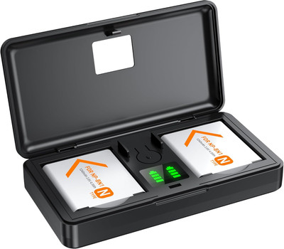 NP-BN1 Battery(2 Pack) and Charger(2CH) Set,Camera Accessories kit for Sony Lithium Ion NPBN1