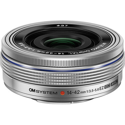 OM SYSTEM M.Zuiko Digital ED 14-42mm f/3.5-5.6 EZ Lens (Silver)