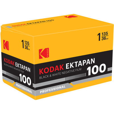 Kodak Ektapan 100 Black and White Negative Film (35mm Roll Film, 36 Exposures)