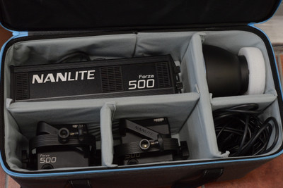 Pre-Owned 2 kit Nanlite Forza 500 LED Monolight