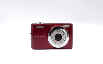 Pre-Owned - Nikon Coolpix L22 Digital Camera (Red)