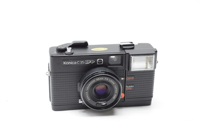 Pre-Owned - Konica C35 EFP 35mm Film Camera, w/38mm F/4 Hexanon Lens