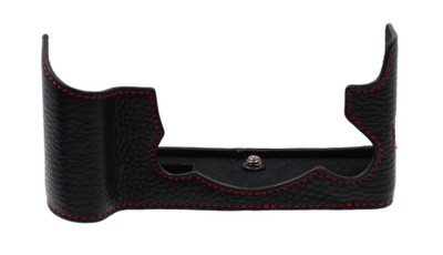 Pre-Owned - Oberwerth Half Case for Fujifilm X-T4 Black with Red