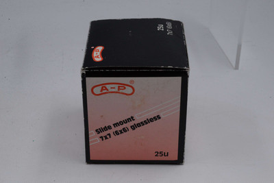 AP 7 x 7 cm (6 x 6 cm) Glassless Slide Mounts