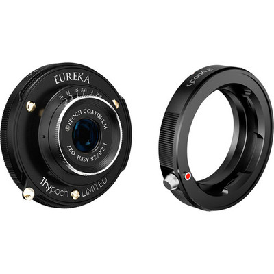 Thypoch Eureka 28mm f/2.8 ASPH Leica M Mount + M-X Adapter (Black) - Semi-Glossy Black