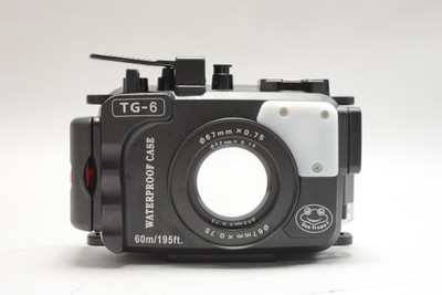 Olympus TG-6 60m/195ft SeaFrogs Underwater Camera Housing (Black)