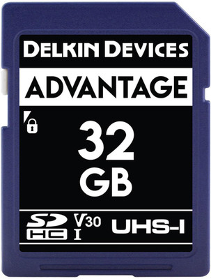 Delkin Devices 32GB Advantage SDHC Memory Card UHS-I (U3/V30)