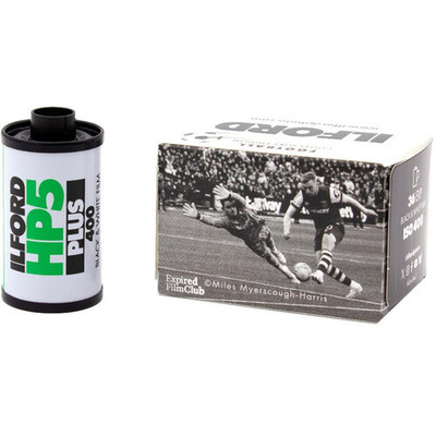 Ilford - HP5 Plus Black and White Negative Film (Football Limited Edition, 35mm Roll Film, 36 Exposures)