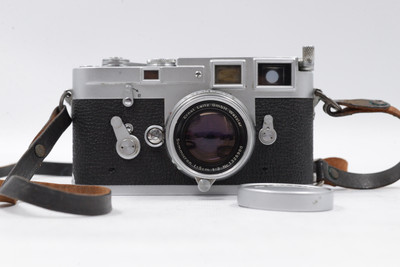 Pre-Owned - Leica - M3 double stroke w/ Elmar 5CM Summicron F2 (1956)