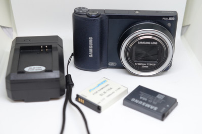 Pre-Owned - Samsung WB800F Smart Digital Camera (Cobalt Black)