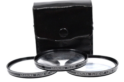 Pre-Owned - Asanuma Close-up set 55mm filters +1, +2, +4
