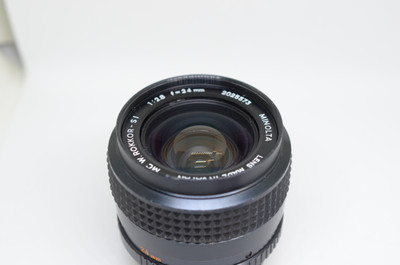 Pre-Owned - Minolta MC W.ROKKOR 24mm F2.8 Manual focus lens