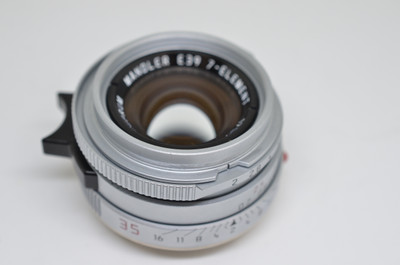 OPEN BOX Mandler 35mm F2 KIT “7 elements” Leica M mount (Aluminum) SILVER