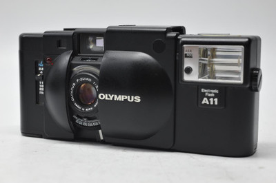 Pre-Owned - Olympus XA pocket film camera w/A11 flash attachment