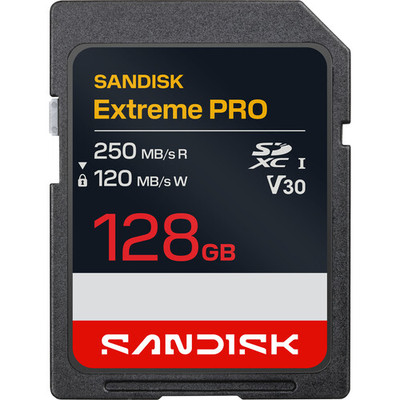 SanDisk 128GB Extreme PRO UHS-I SDXC Memory Card