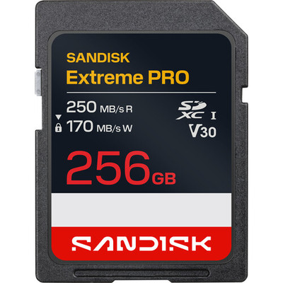 SanDisk 256GB Extreme PRO UHS-I SDXC Memory Card