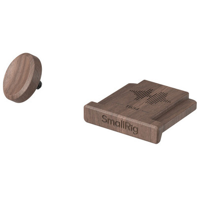 SmallRig Wooden Hot Shoe Cover and Shutter Button for FUJIFILM Cameras (Walnut)