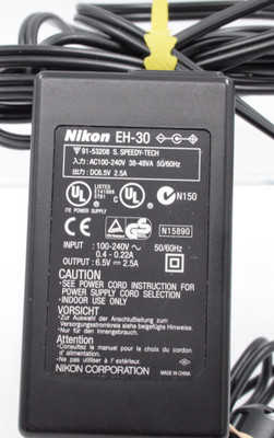 Pre-Owned - Genuine Nikon EH-30 AC Adapter for Coolpix 800, 900, 900s, 950, and 995 Cameras