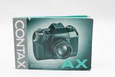 Pre-Owned - Contax AX Manual