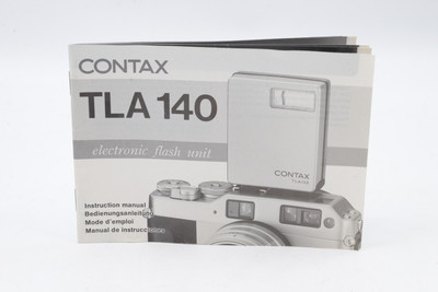 Pre-Owned - Contax TLA 140 Flash Manual