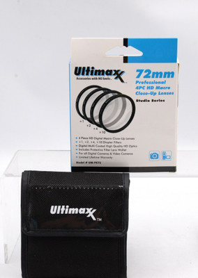 Pre-Owned - Ultimaxx 72mm 4 Filter Kit - Close-up +1, +2, +4, +10