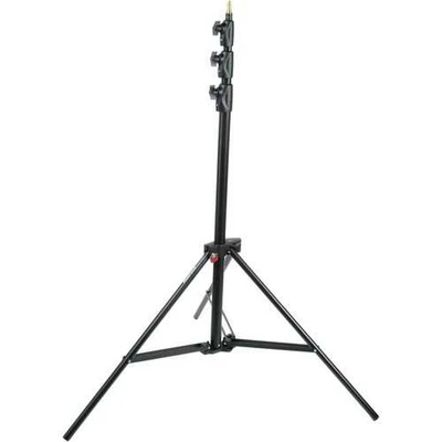 Manfrotto - 1004BAC Alu Master Air-Cushioned Stand (Black, 12')