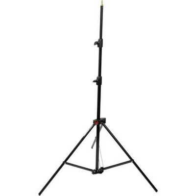 Manfrotto - 1052BAC-brn Alu Air Cushioned Compact Stand,Blk 7.75'