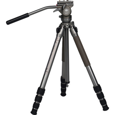 Pre-Owned - Sirui GT04 Pilot Series Tripod with GT5 Fluid Head Metallic Gray