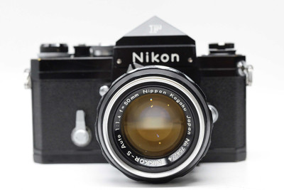 Pre-Owned - Nikon F (Black) with Nikon Photomic FTn finder and 50mm f/1.4 Nikkor-S non-AI Lens