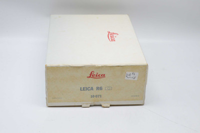BOX ONLY Leica R6 35mm Camera Body, Chrome (10071)