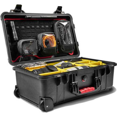 Pelican 1510 Protector Studio Case with Divider Set and Lid Organizer (Black)
