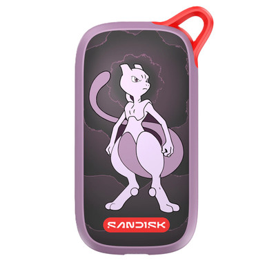 SanDisk 500GB Pokémon Portable SSD USB 3.2, Mewtwo Edition