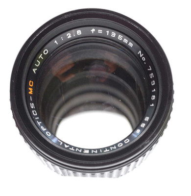 Pre-Owned - Continental Optics-MC 1:2.8 135mm lens Minolta MC