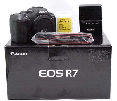 Pre-Owned - AS-IS - Canon EOS R7 Mirrorless Camera (Body Only) 32.5MP APS-C CMOS, 85,000 SC