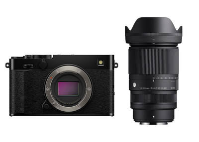 Fujifilm X-M5 Mirrorless Camera (Silver) with Sigma 16-300mm f/3.5-6.7 DC OS Contemporary Lens