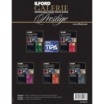 Ilford - Prestige Smooth Range Sample Pk (8.3 X 11.7",6Sh)