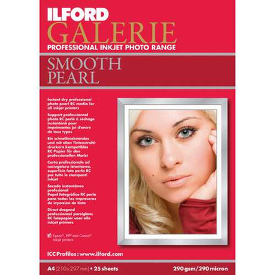 Ilford - 8.5X11 Smooth Pearl 25Sh+2 Mount Border 8X10