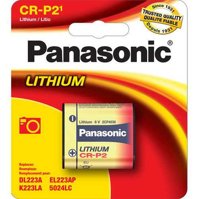 Panasonic 123/CRP2 6V LITHIUM Battery