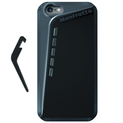 Manfrotto - KLYP+ Photographic Bumper Case with Kickstand for Apple iPhone 6 (Black)
